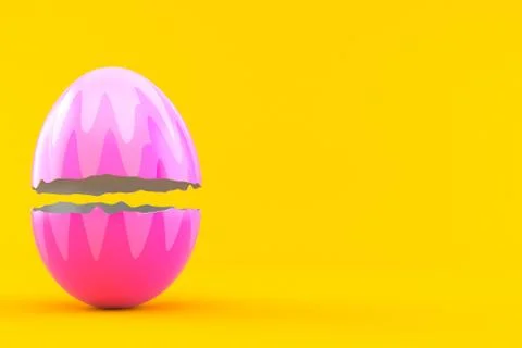 Open easter egg Stock Illustration