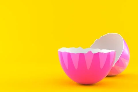 Open easter egg Stock Illustration