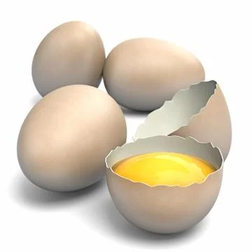 Open egg Stock Illustration