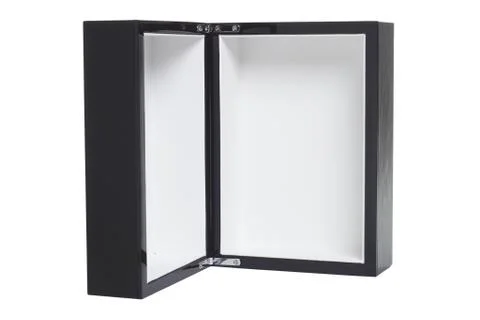 Open empty black box Stock Photos