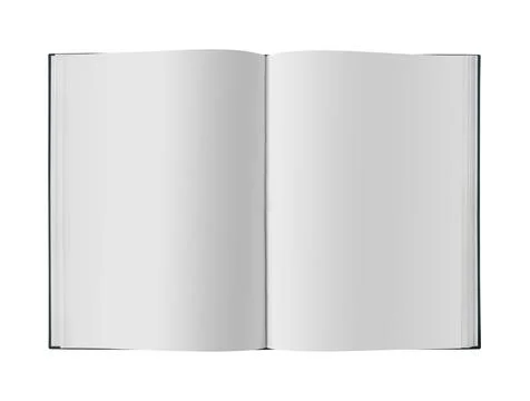 Open empty book 스톡 사진