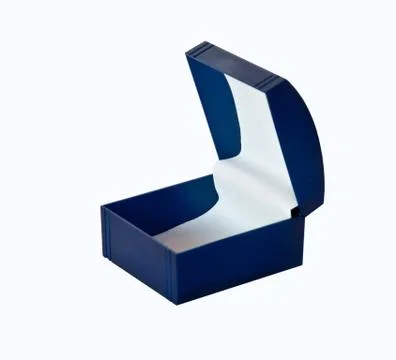 Open empty box . Stock Photos