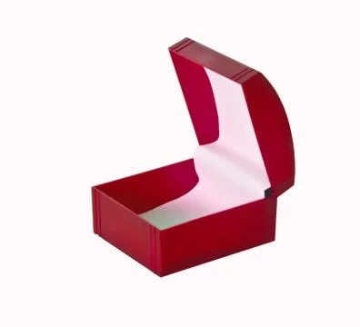 Open empty box . Fotos de archivo