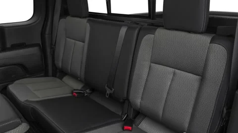 Open empty car trunk close up Chromium 2019 Nissan Titan S Stock Footage 160075210