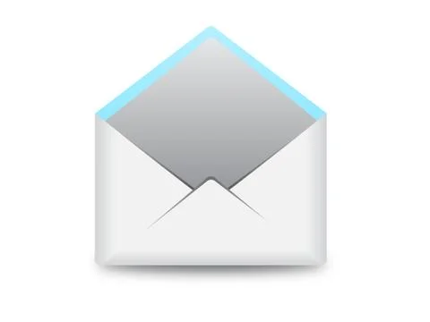 Open empty email vector illustration Stock Illustration