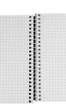 Open empty graph journal background symbolizing data architecture, precise ca Stock Photos