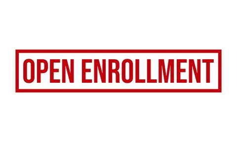 Open Enrollment Rubber Stamp. Open Enrollment Grunge Stamp Seal Vector Illu.. Stock Illustration