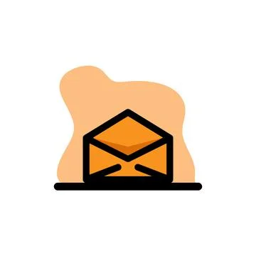 Open Envelope Conceptual Icon Vector Illustration Design Stock Illustration