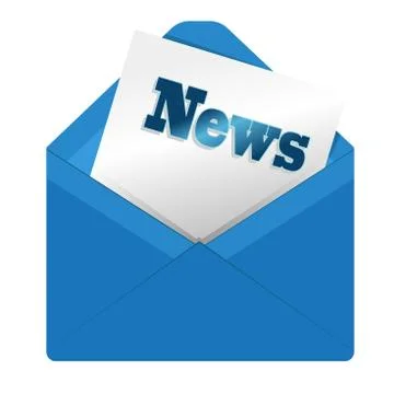 Open Envelope Stock Illustration