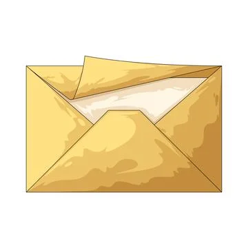 Open Envelope illustration Stock Illustration