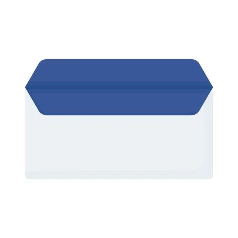 Open envelope stationery Stock Illustration