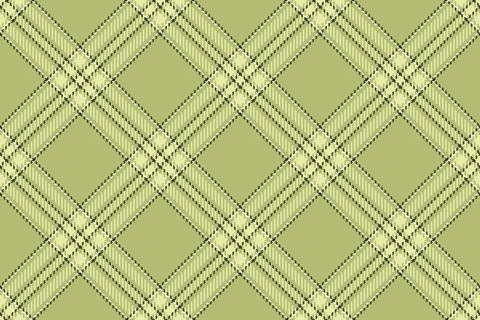 Open fabric pattern vector, calm tartan seamless background. Bandana plaid .. Stock Illustration