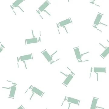 Open faucet water glyph vector seamless pattern Stock Illustration