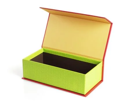 Open Festive Gift Box Stock Photos