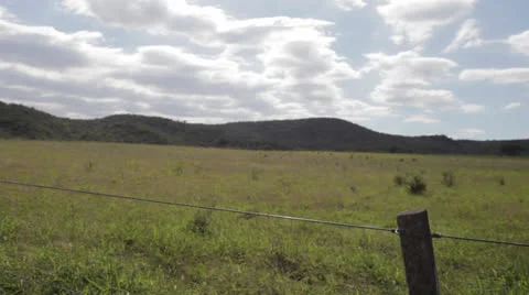 Open Field shot of ranch Stock Footage 23791828