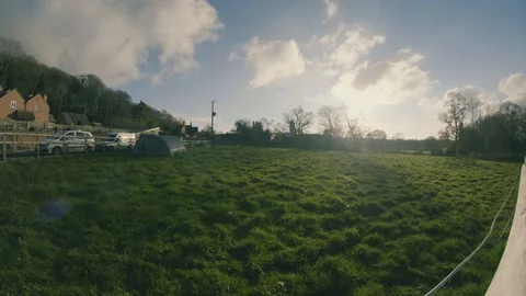 Open Field Static Shot Stock Footage 100515150