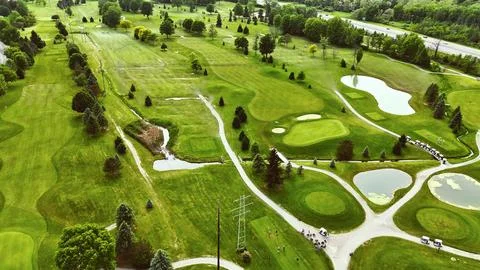 Open Fields II - Pine Grove Country Club - Syracuse, NY 库存照片