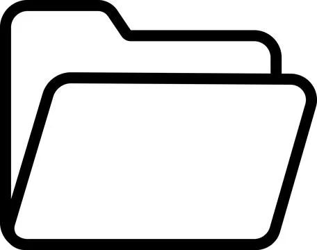 Open file directory folder holding document sheet Illustration