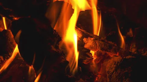 Open fire Stock Footage 29112747