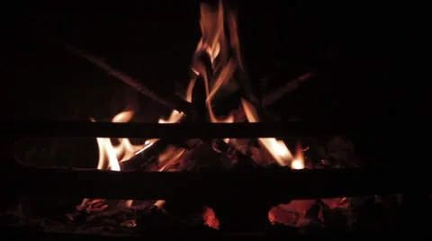 Open fire Stock Footage 47940171