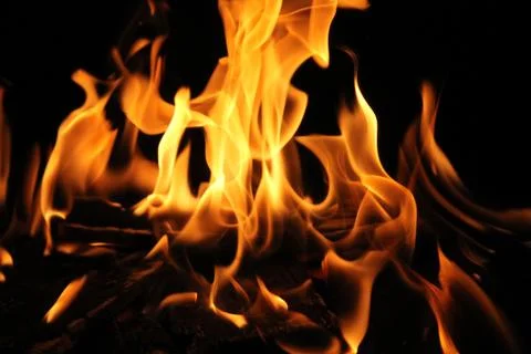 Open Fire Foto stock