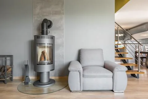 Open floor plan apartment idea Stock Photos