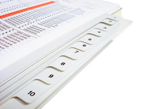 Open the folder with the documents Stock Photos