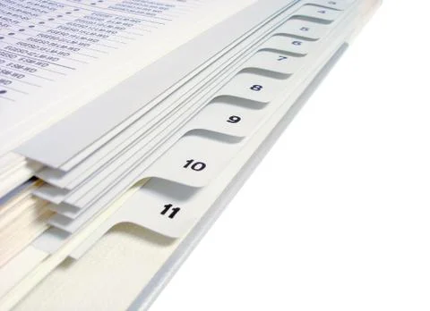 Open the folder with the documents Stock Photos