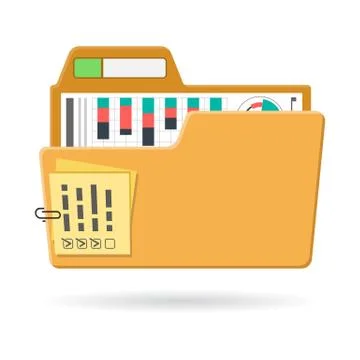 Open Folder Icon Stock Illustration