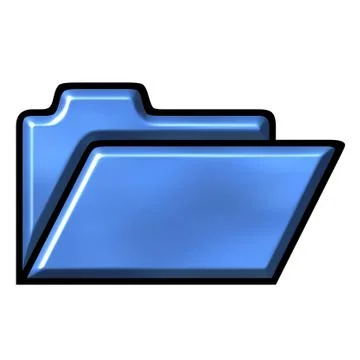 Open Folder Stock Illustration