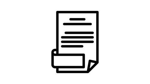 Open folder line icon animation Stock Footage 326767158