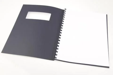 Open folder on plain background Stock Photos