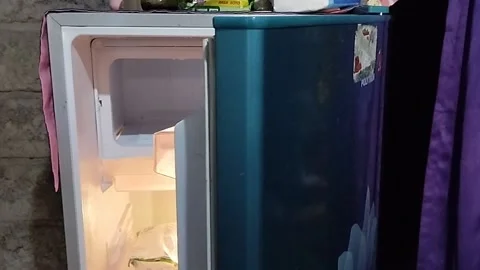 Open the fridge door Stock Footage 212489034