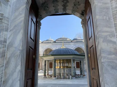 An open gate Stock Photos