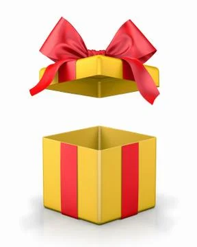 Open gift box 库存插图