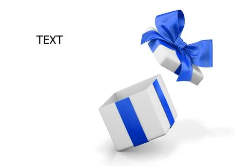 Open gift box Stock Illustration