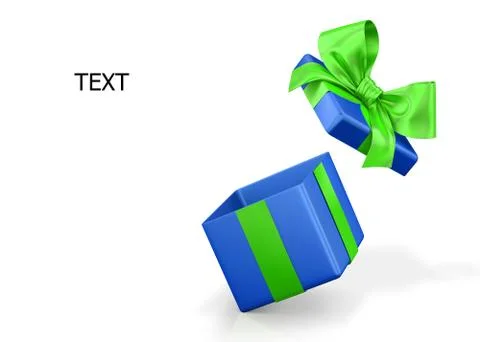 Open gift box Stock Illustration