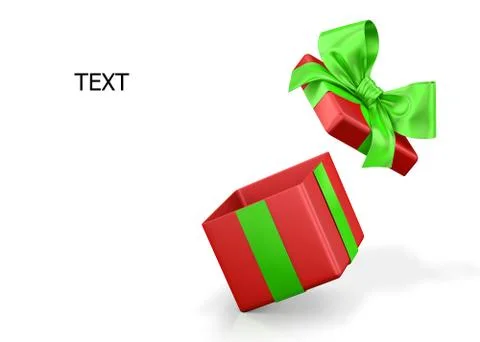 Open gift box Stock Illustration