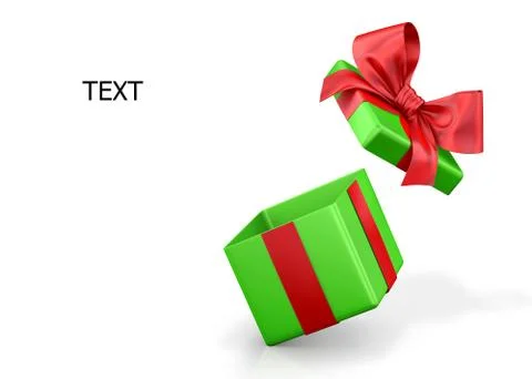 Open gift box Illustration
