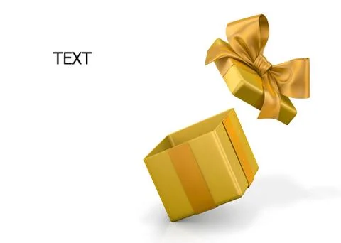 Open gift box Stock-Illustration