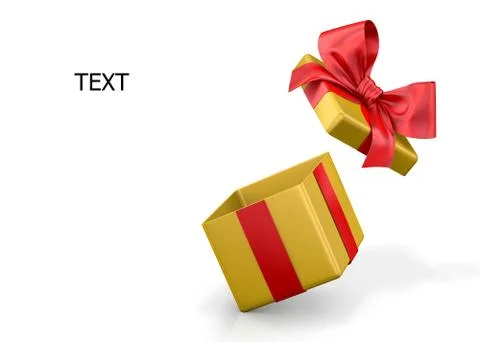 Open gift box Illustration