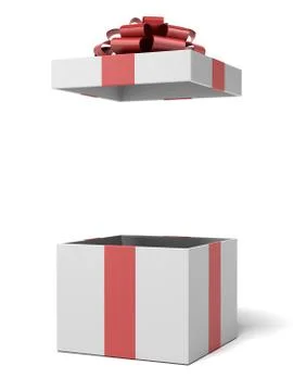 Open gift box Illustrazione stock