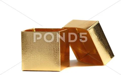 An open gift box Stock Photos