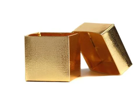 An open gift box Stock Photos