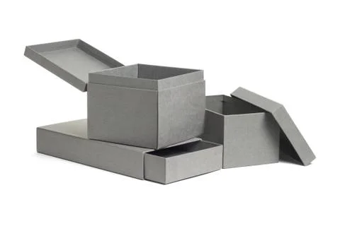 Open gift boxes Stock Photos