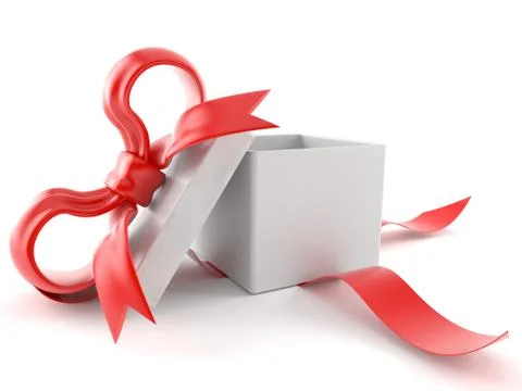 Open gift Stock Illustration