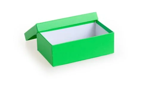 Open green box Stock Photos