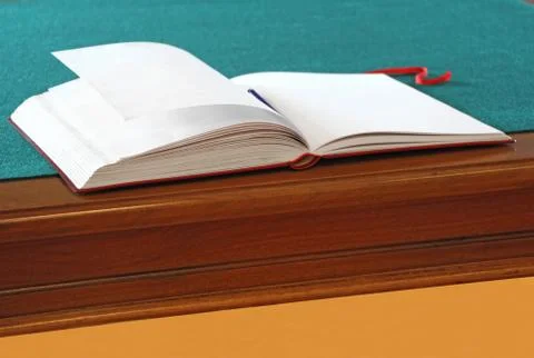 Open guestbook Stock Photos