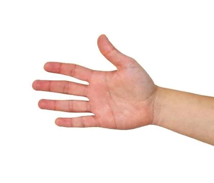 Open hand Foto stock