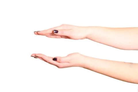 Open hand Foto stock